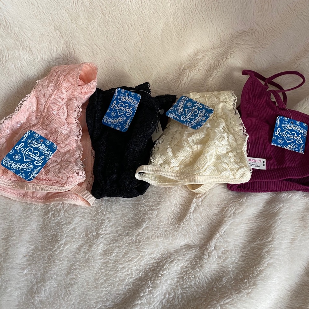 Lot of free people bralettes NWT
